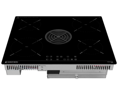 Варочная панель индукционная с вытяжкой MEFERI XSMART60BK POWER