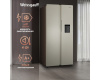 Отдельностоящий холодильник с инвертором и подачей воды Weissgauff WSBS 600 Be NoFrost Inverter Water Dispenser