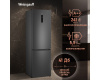Отдельностоящий холодильник с инвертором Weissgauff WRK 2000 Total NoFrost Inverter Dark Grey