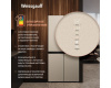 Отдельностоящий холодильник с инвертором Weissgauff WCD 450 BEG NoFrost Inverter