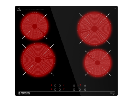 Электрическая варочная панель Meferi MEH604BK LIGHT
