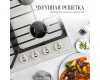 Варочная панель газовая Kuppersberg FG 601 W Silver