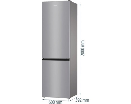 Отдельностоящий холодильник Gorenje NRK6202EXL4