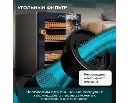 Хьюмидор шкаф Meyvel MC-50BK (PRO)