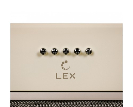Встраиваемая кухонная вытяжка LEX GS BLOC P 600 Ivory Light Белый антик