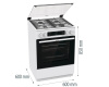Газовая плита Gorenje GGI6C21WF
