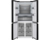 Отдельностоящий холодильник с инвертором Weissgauff WCD 590 Nofrost Inverter Premium EcoFresh Black Glass