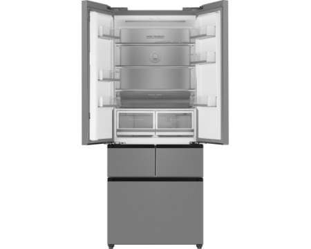 Отдельностоящий холодильник Weissgauff WFD 450 Built-in Inverter NoFrost Inox