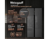 Отдельностоящий холодильник с инвертором Weissgauff WSBS 600 NoFrost Inverter Inox Glass