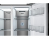 Отдельностоящий холодильник с инвертором Weissgauff WSBS 590 NoFrost Inverter Premium Dark Grey Glass