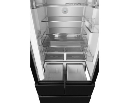Отдельностоящий холодильник Weissgauff WFD 450 Built-in Inverter NoFrost Dark Inox