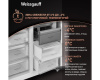 Отдельностоящий холодильник с инвертором Weissgauff WSBS 1036 Inverter NoFrost Premium Black Glass