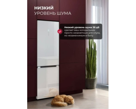 Двухкамерный холодильник LEX LKB350WHGID
