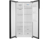 Отдельностоящий холодильник с инвертором Weissgauff WSBS 600 NoFrost Inverter Dark Grey Glass