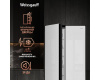 Отдельностоящий холодильник с инвертором Weissgauff WSBS 1036 Inverter NoFrost Premium White Glass
