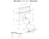 Встраиваемая в столешницу вытяжка Pando E-320/90 INOX CT V.1200