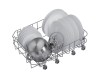 Встраиваемая посудомоечная машина Meferi MDW4562 LIGHT
