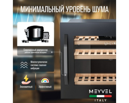 Винный шкаф Meyvel MV22-KBB1