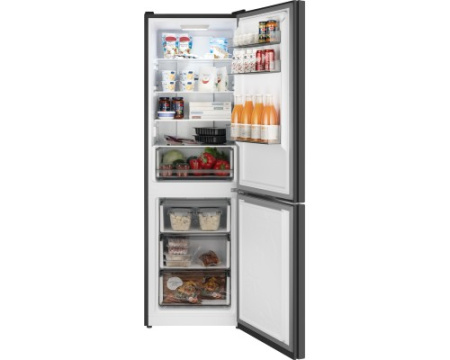 Отдельностоящий холодильник с инвертором Weissgauff WRK 185 Total NoFrost Inverter Black Glass