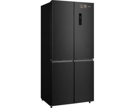 Отдельностоящий холодильник с инвертором Weissgauff WCD 590 Nofrost Inverter Premium Ecofresh Dark Inox