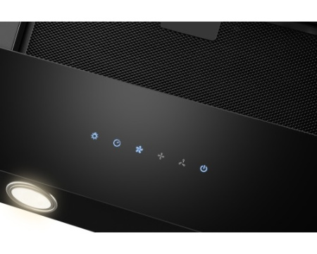 Каминная вытяжка Weissgauff Yota 606 touch black glass