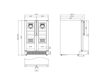 Винный шкаф Vestfrost Solutions W 38