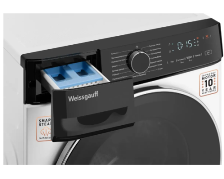 Стиральная машина с инвертором и паром Weissgauff WM 4627 Touch Inverter Steam