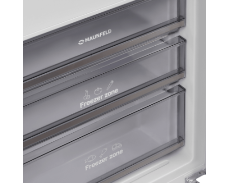 Встраиваемый холодильник Maunfeld MBF193NFW1GR Inverter
