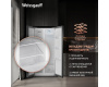 Отдельностоящий холодильник с инвертором Weissgauff WSBS 500 Inverter NoFrost Bru Steel Glass