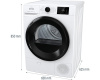 Сушильная машина Gorenje DNE72/GN
