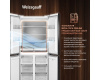 Отдельностоящий холодильник с инвертором Weissgauff WCD 450 WG NoFrost Inverter