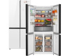 Отдельностоящий холодильник с инвертором Weissgauff WCD 590 Nofrost Inverter Premium EcoFresh White Glass
