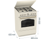 Комбинированная плита Gorenje GKS6C71CLI