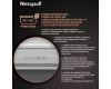 Отдельностоящий холодильник с инвертором Weissgauff WCD 590 Nofrost Inverter Premium EcoFresh Black Glass