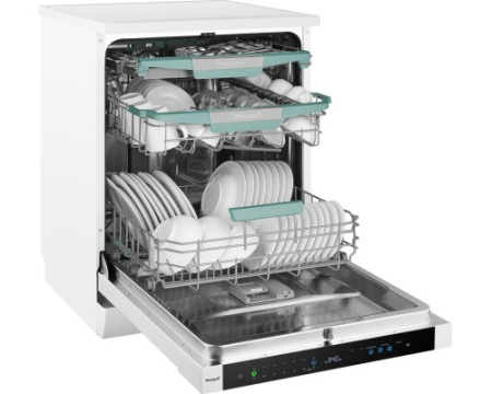 Посудомоечная машина с авто-открыванием и инвертором Weissgauff DW 6114 Inverter Touch AutoOpen White
