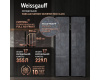 Отдельностоящий холодильник с инвертором Weissgauff WSBS 600 NoFrost Inverter Rock Glass