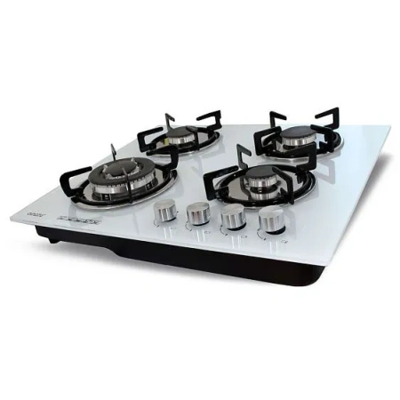 Встраиваемая газовая варочная панель Ginzzu HCG-443 белый
