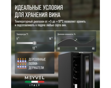 Винный шкаф Meyvel MV8-KST1