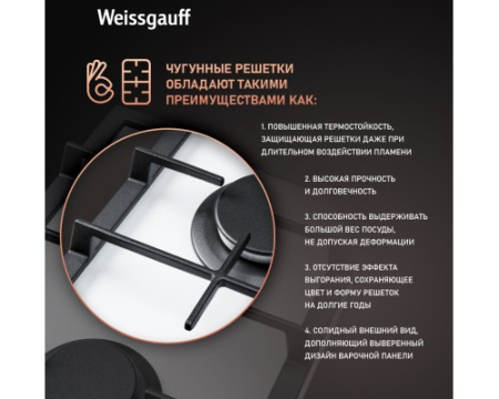 Варочная панель Weissgauff HGG 320 WGH