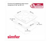 Газовая варочная панель Simfer H60H40W516