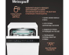 Посудомоечная машина c авто-открыванием и инвертором Weissgauff DW 4539 Inverter Touch AutoOpen White
