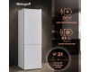 Отдельностоящий холодильник с инвертором Weissgauff WRK 2000 Total NoFrost Inverter White Rock Glass