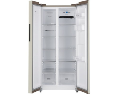 Отдельностоящий холодильник с инвертором и подачей воды Weissgauff WSBS 600 Be NoFrost Inverter Water Dispenser