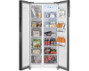 Отдельностоящий холодильник с инвертором Weissgauff WSBS 500 Inverter NoFrost Beige Glass
