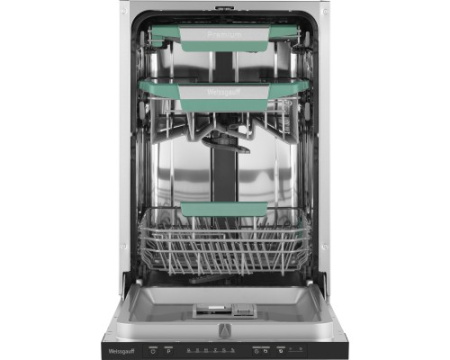 Встраиваемая посудомоечная машина Weissgauff BDW 4536 D Inverter Autoopen Timer Floor