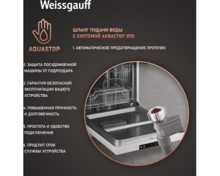 Посудомоечная машина Weissgauff DW 6025 (модификация 2025 года)