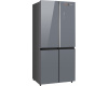 Отдельностоящий холодильник с инвертором Weissgauff WCD 590 Nofrost Inverter Premium EcoFresh Dark Grey Glass