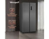 Отдельностоящий холодильник с инвертором Weissgauff WSBS 500 Inverter NoFrost Inox