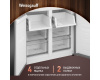 Отдельностоящий холодильник с инвертором Weissgauff WCD 450 W NoFrost Inverter