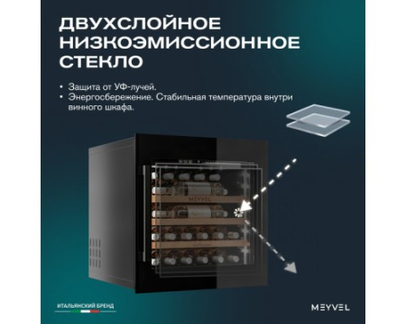 Винный шкаф Meyvel MV31PRO-KBB1
